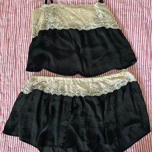 Urban outfitters satin pajama set